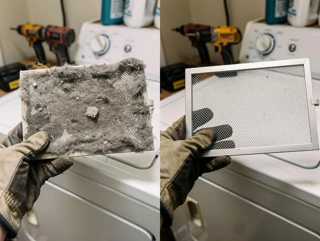Professional lint trap cleaning by Alhambra Dryer Vent Cleaning in Alhambra