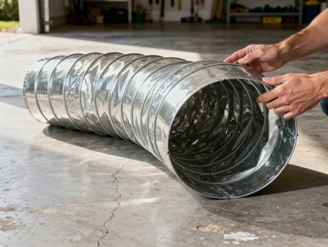 Alhambra Dryer Vent Cleaning specialist using advanced equipment for thorough duct cleaning in Alhambra