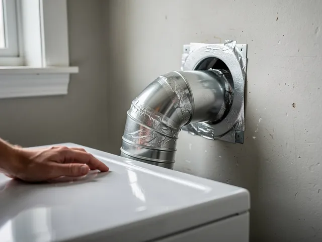 Alhambra Dryer Vent Cleaning expert performing professional dryer vent repair and installation in Alhambra
